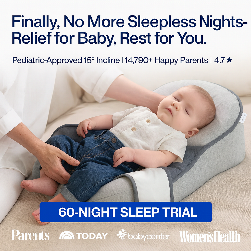 LullaNest™ – Relief for Reflux, Colic & Cozy Sleep