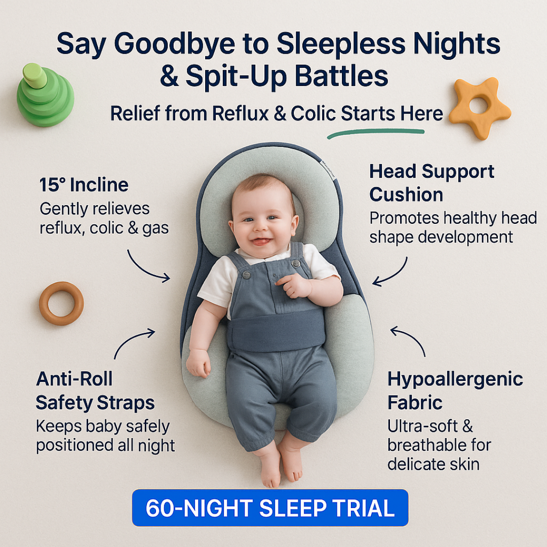LullaNest® Reflux Relief Nest for Cozy Sleep
